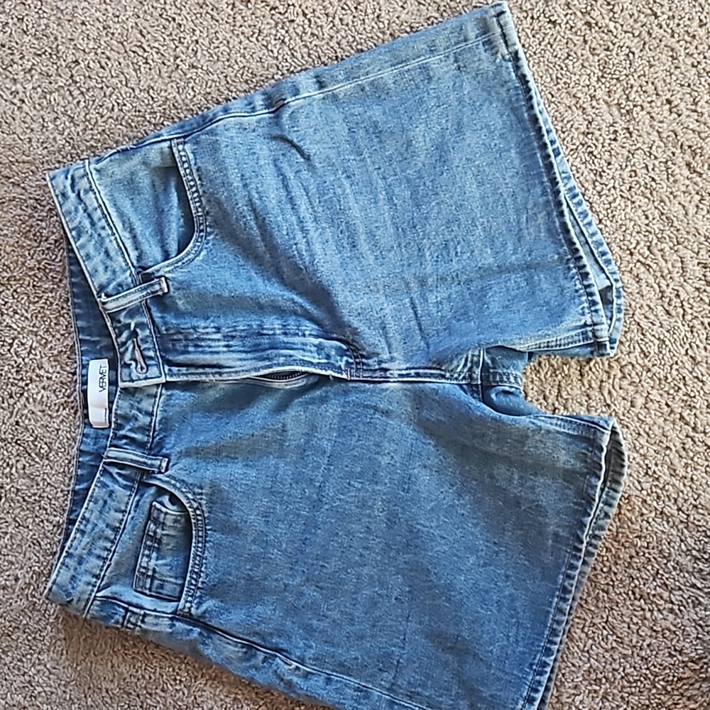 Vervet high waisted mom shorts